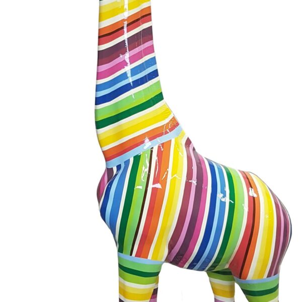 Pop Art  -  Lebensgroße 205 cm Giraffe  -  Designer Hochglanz