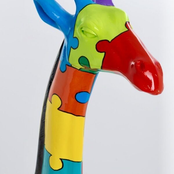 Pop Art  -  Lebensgroße 205 cm Giraffe  -  Designer Hochglanz