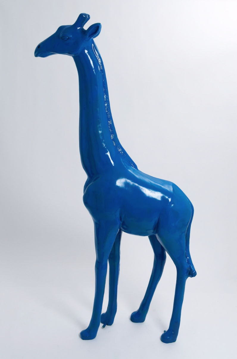 Lebensgroße 205 cm Giraffe - Designer Hochglanz - obrazek 2