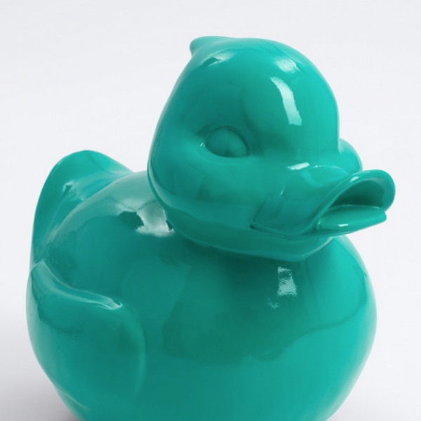 Abstrakte Ente - XXL  -  Designer Deko Hochglanz Lack - 60 cm