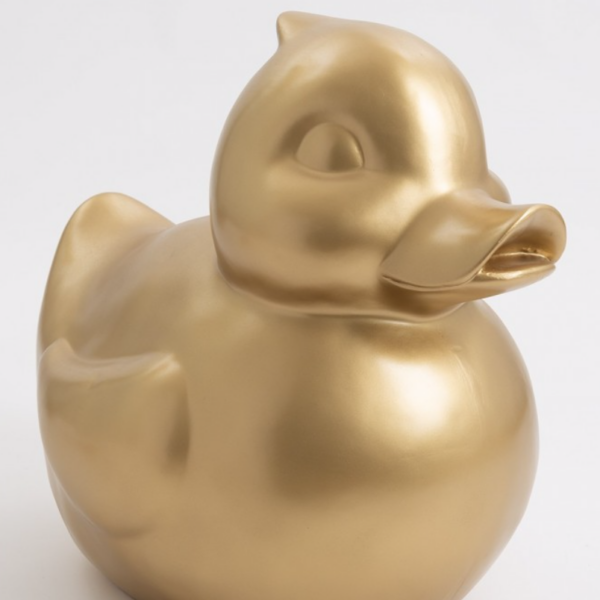 Abstrakte Ente - XXL  -  Designer Deko Hochglanz Lack - 60 cm