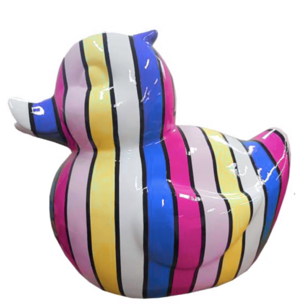 Abstrakte Ente - XXL  -  Designer Deko Hochglanz Lack - 60 cm