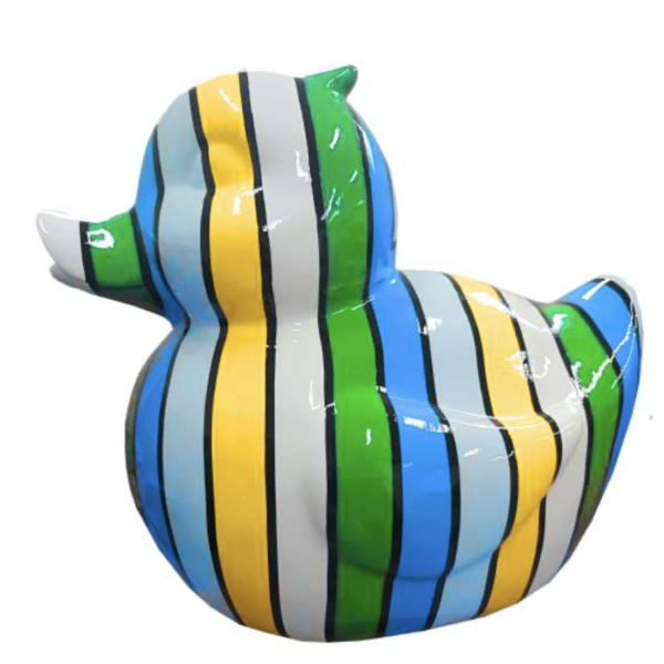 Abstrakte Ente - XXL  -  Designer Deko Hochglanz Lack - 60 cm
