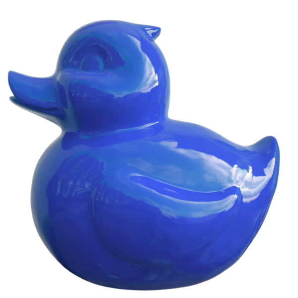 Abstrakte Ente - XXL  -  Designer Deko Hochglanz Lack - 60 cm