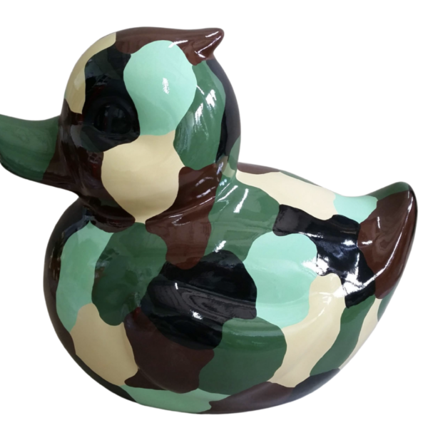 Abstrakte Ente - XXL  -  Designer Deko Hochglanz Lack - 60 cm
