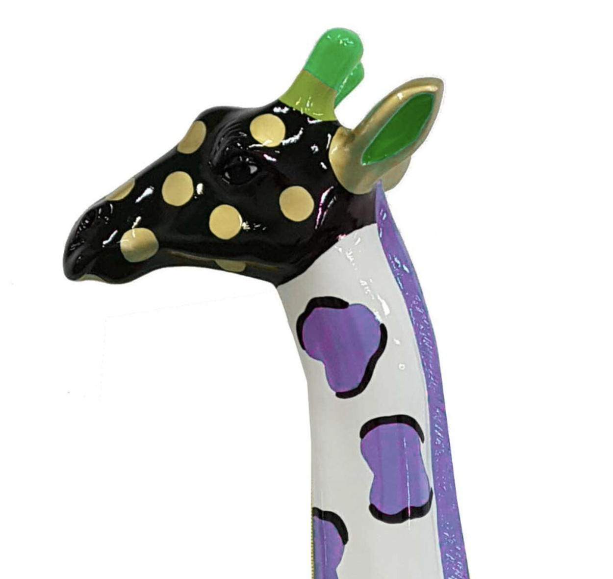 Pop Art - Lebensgroße 205 cm Giraffe - Designer Hochglanz - obrazek 2