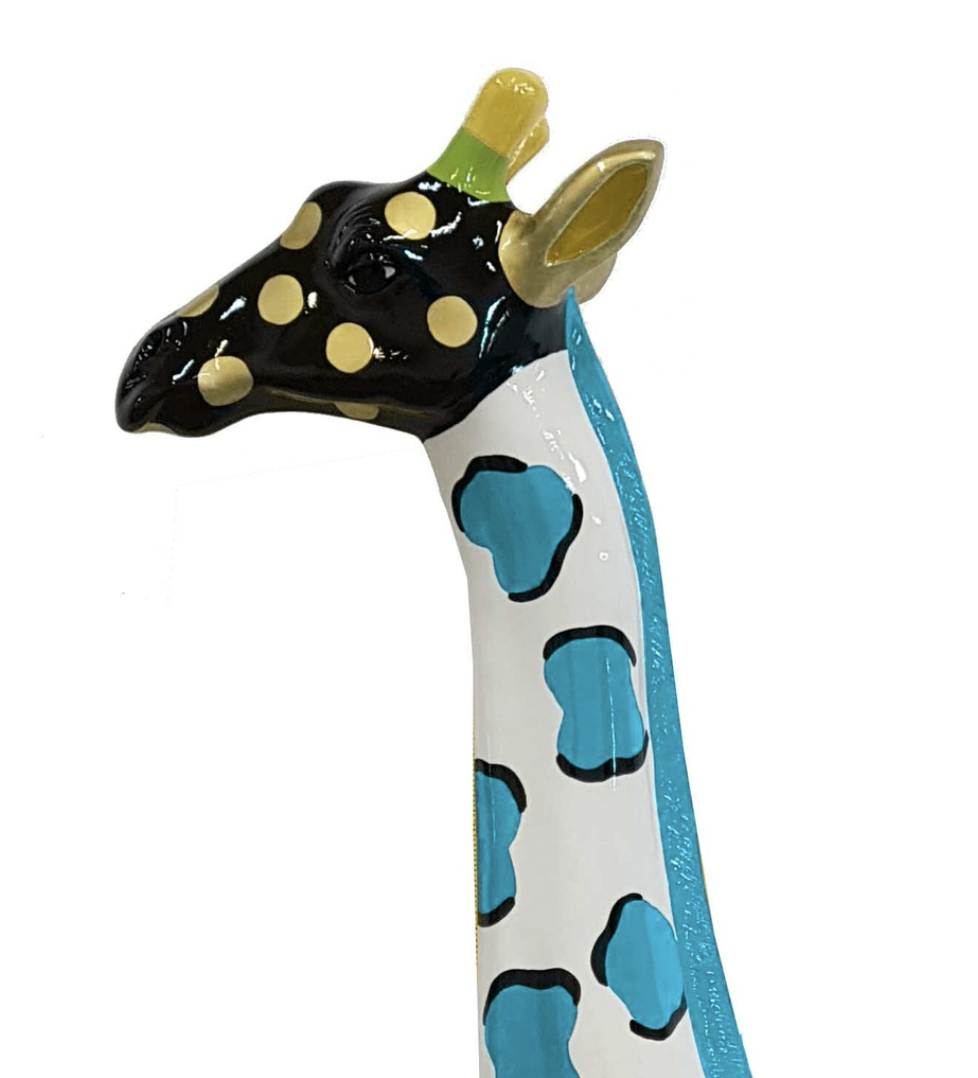 Pop Art - Lebensgroße 205 cm Giraffe - Designer Hochglanz