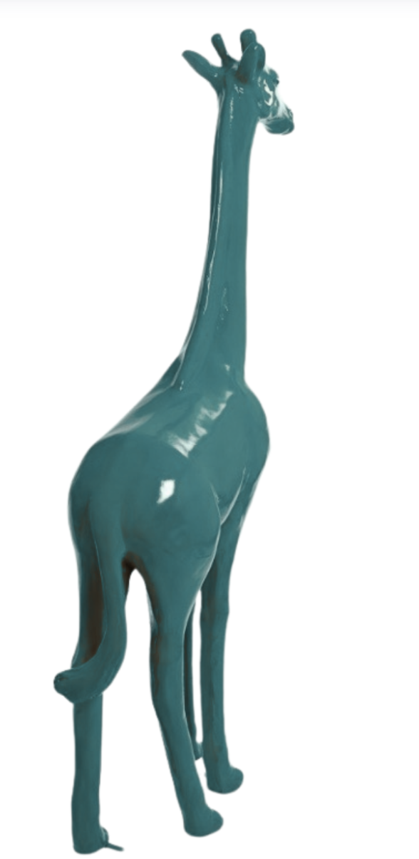 Lebensgroße 205 cm Giraffe - Designer Hochglanz - obrazek 2