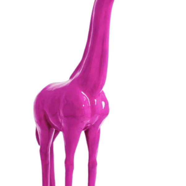Lebensgroße 205 cm Giraffe  -  Designer Hochglanz