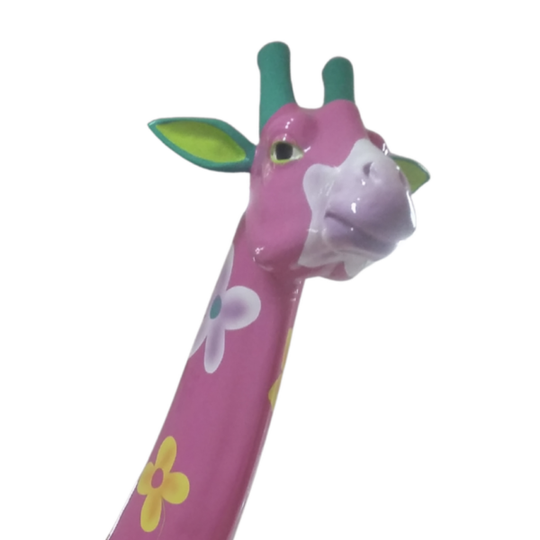 Pop Art -  Lebensgroße 320 cm Giraffe -  Designer Hochglanz