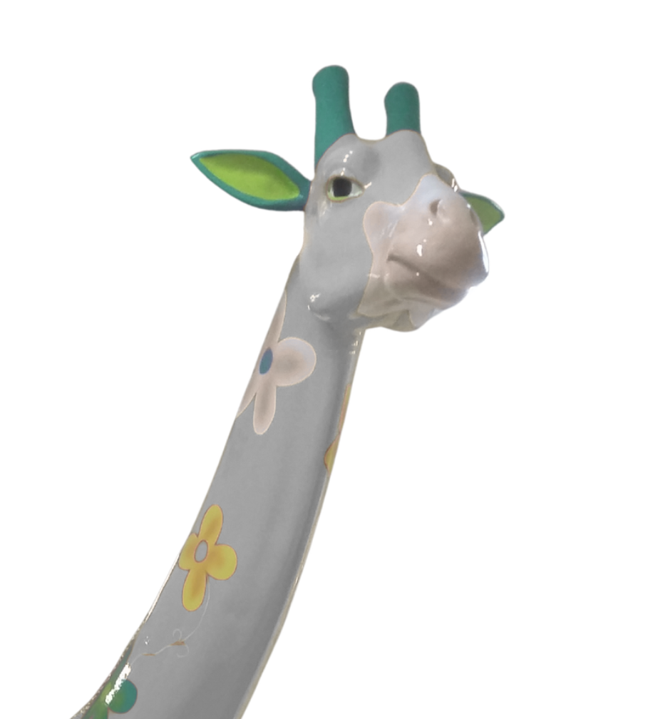Pop Art - Lebensgroße 320 cm Giraffe - Designer Hochglanz