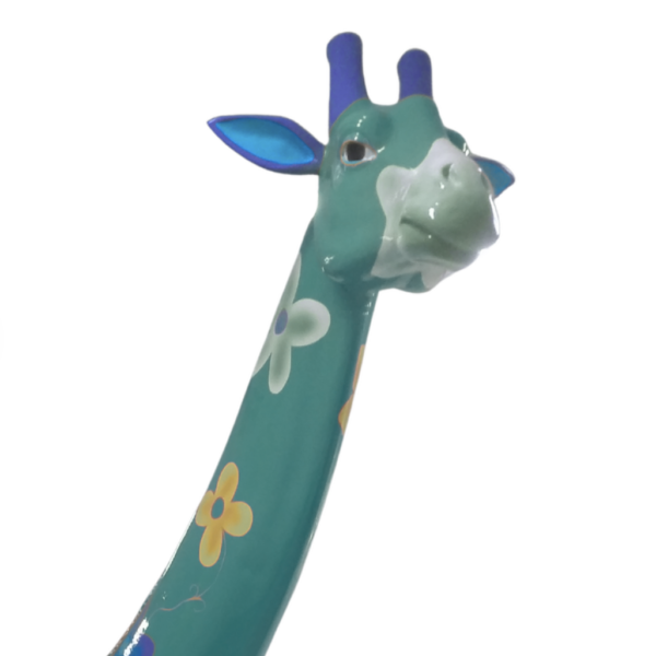 Pop Art -  Lebensgroße 320 cm Giraffe -  Designer Hochglanz