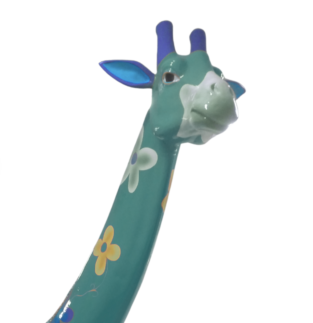 Pop Art - Lebensgroße 320 cm Giraffe - Designer Hochglanz