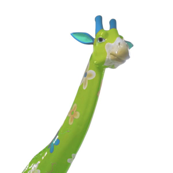 Pop Art -  Lebensgroße 320 cm Giraffe -  Designer Hochglanz