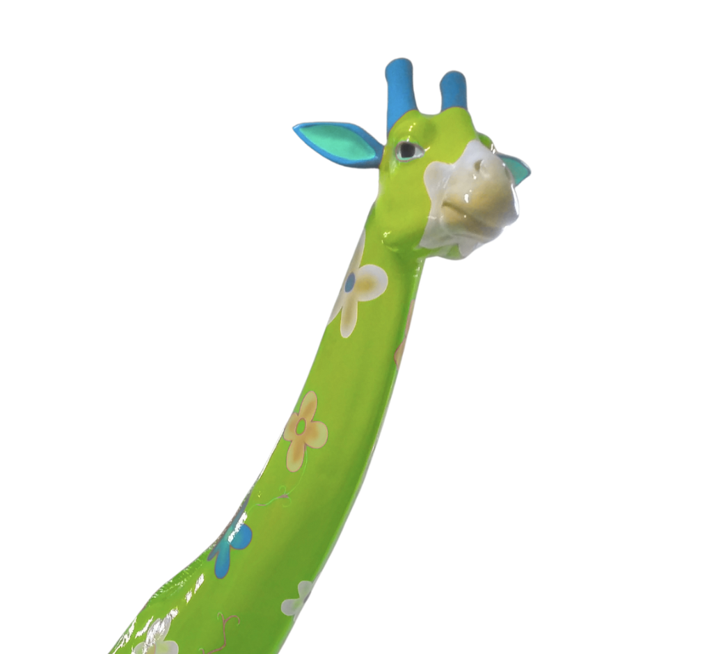 Pop Art - Lebensgroße 320 cm Giraffe - Designer Hochglanz