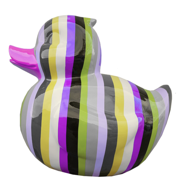 Abstrakte Ente - XXL  -  Designer Deko Hochglanz Lack - 60 cm