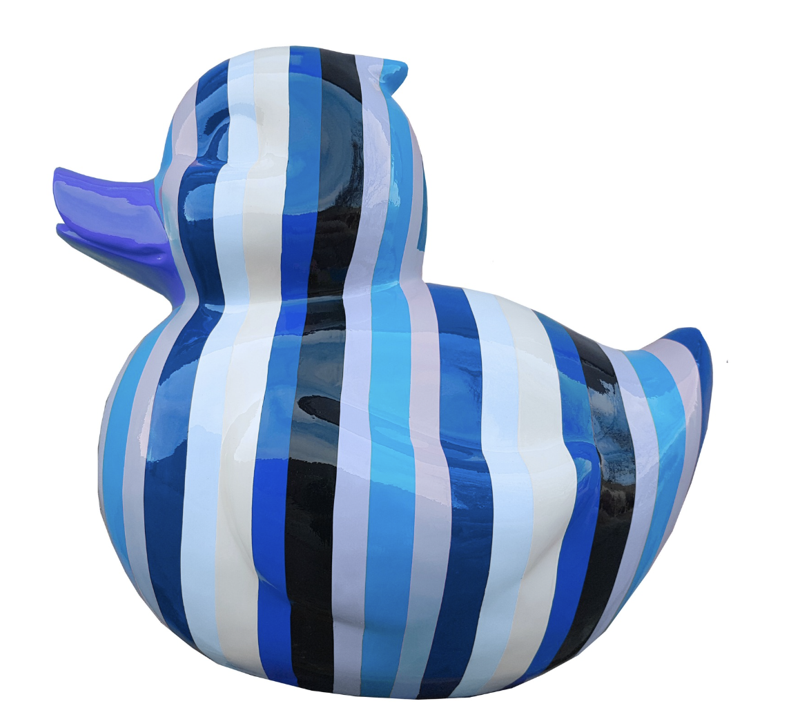 Abstrakte Ente - XXL - Designer Deko Hochglanz Lack - 60 cm