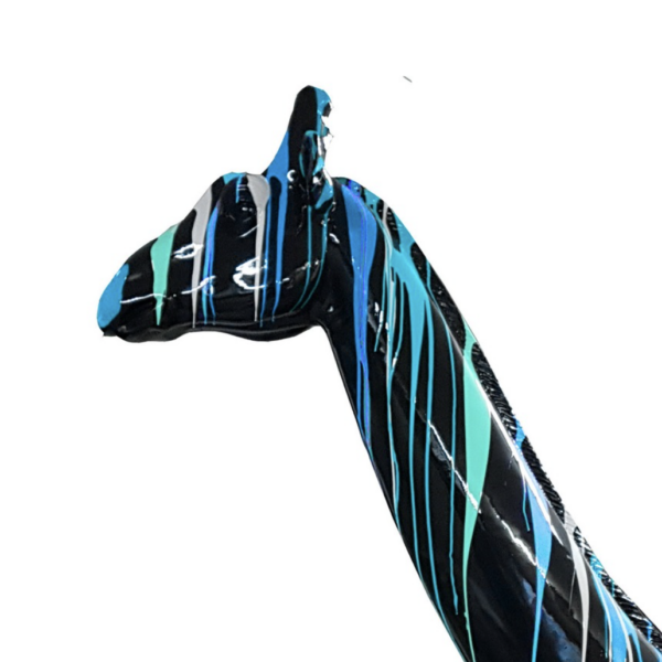 Pop Art -  Lebensgroße 320 cm Giraffe -  Designer Hochglanz