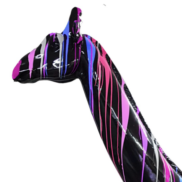 Pop Art -  Lebensgroße 320 cm Giraffe -  Designer Hochglanz