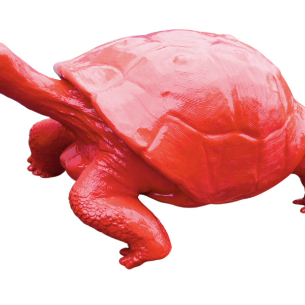 Große Schildkröte  -  XXL  -  Designer Deko Hochglanz Lack - 145 cm