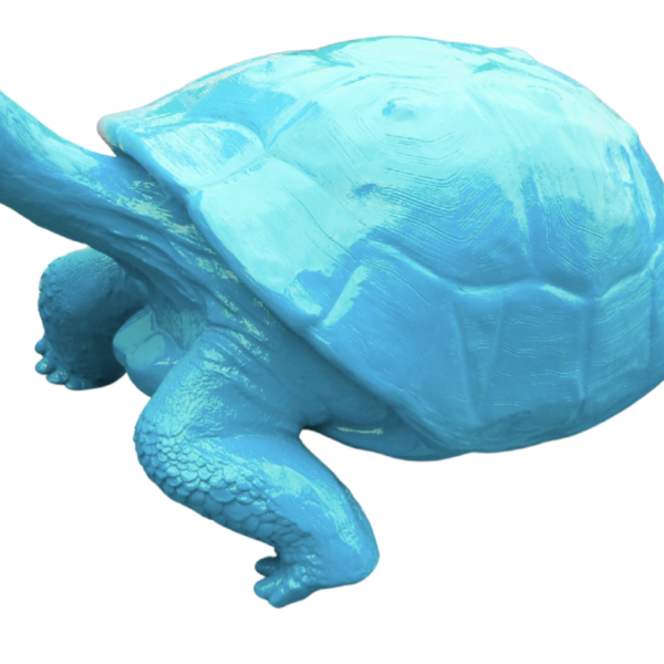 Große Schildkröte  -  XXL  -  Designer Deko Hochglanz Lack - 145 cm