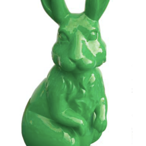 Osterhase XXXL Hase 220 cm Hochglanz Lack Ostern