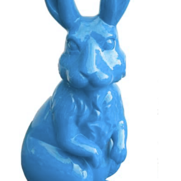 Osterhase XXXL Hase 220 cm Hochglanz Lack Ostern