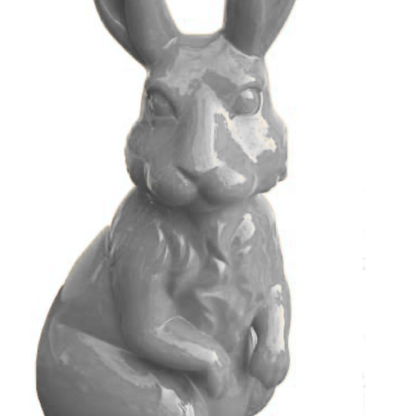 Osterhase XXXL -   Hase 220 cm -  Hochglanz Lack Ostern