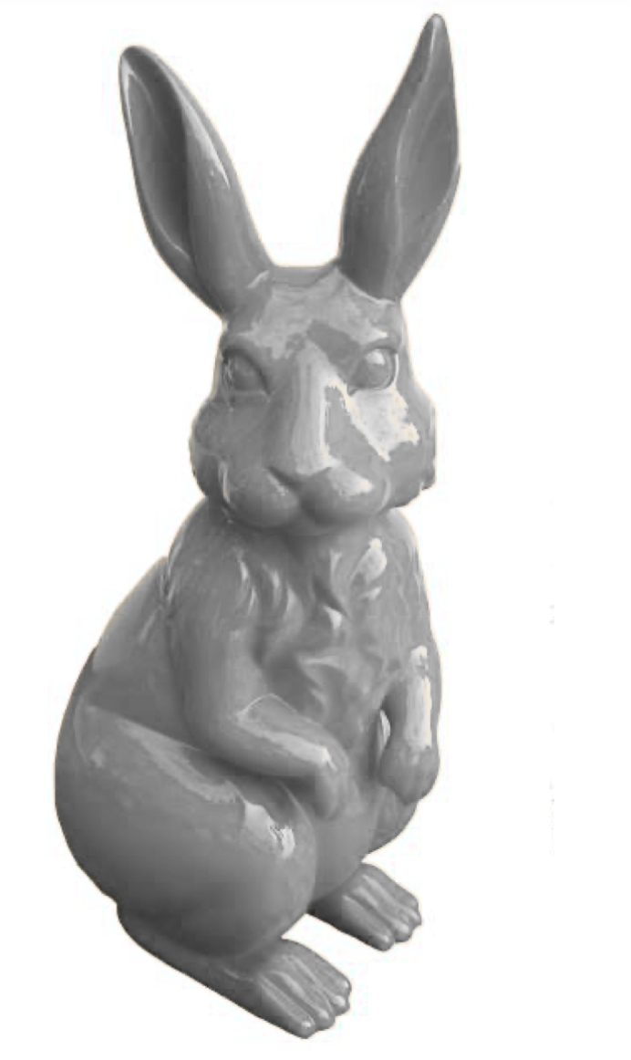 Osterhase XXXL - Hase 220 cm - Hochglanz Lack Ostern