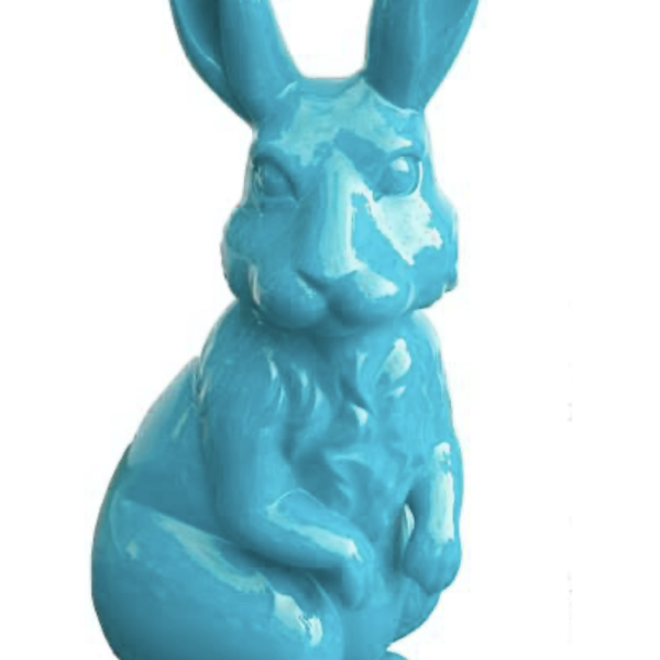 Osterhase XXXL -   Hase 220 cm -  Hochglanz Lack Ostern