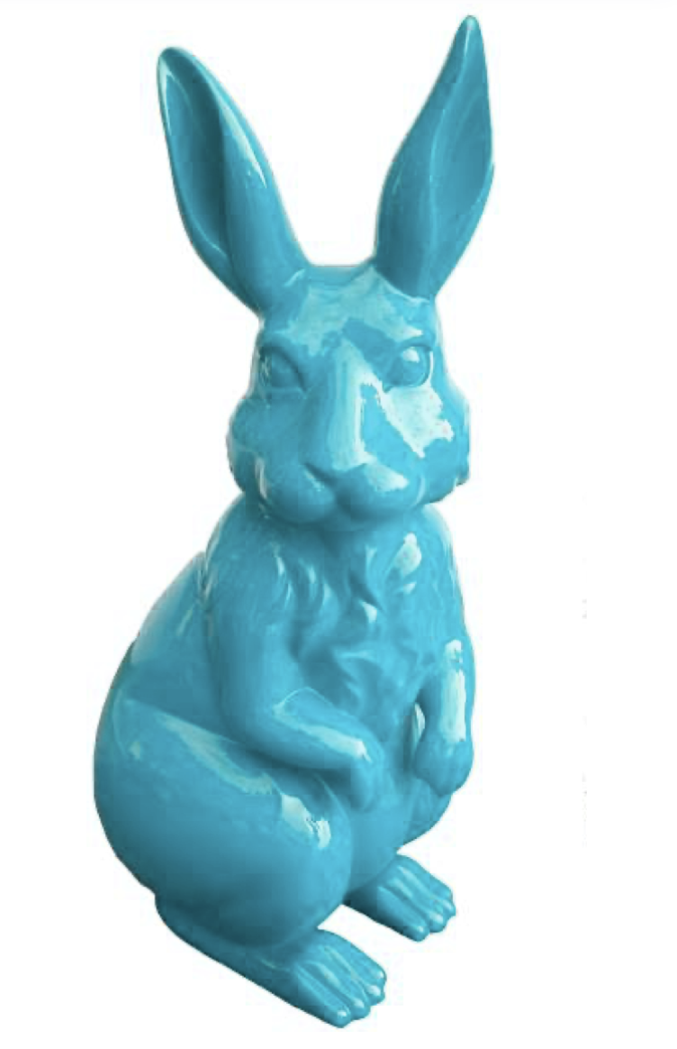 Osterhase XXXL - Hase 220 cm - Hochglanz Lack Ostern