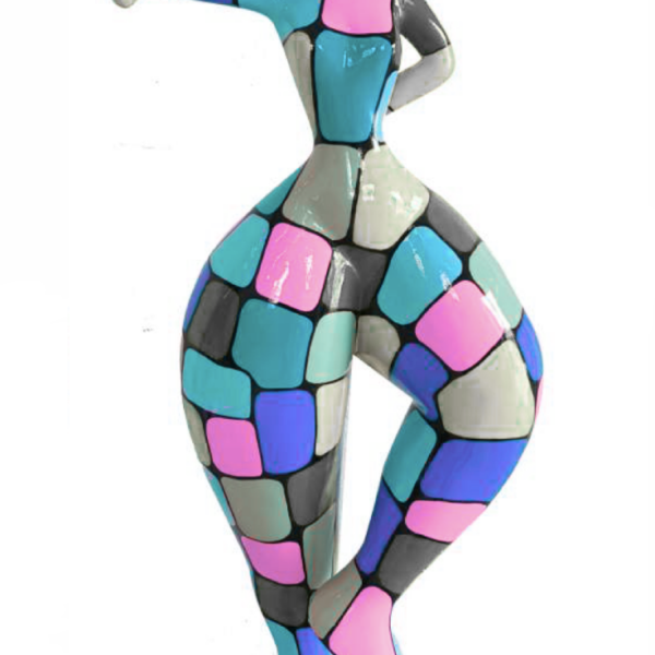 Art NANA Figur  -  132 cm -  Hochglanz Lack - Kunstbemalung