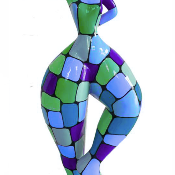 Art NANA Figur  -  132 cm -  Hochglanz Lack - Kunstbemalung