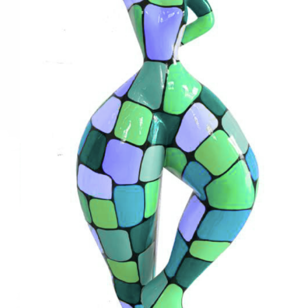 Art NANA Figur  -  132 cm -  Hochglanz Lack - Kunstbemalung