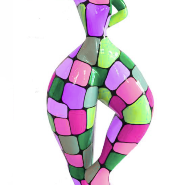 Art NANA Figur  -  132 cm -  Hochglanz Lack - Kunstbemalung