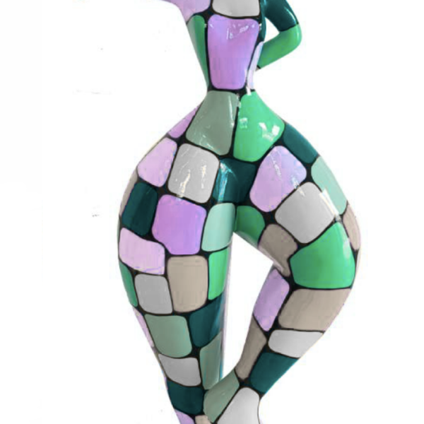 Art NANA Figur  -  132 cm -  Hochglanz Lack - Kunstbemalung