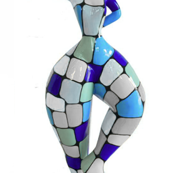 Art NANA Figur  -  132 cm -  Hochglanz Lack - Kunstbemalung