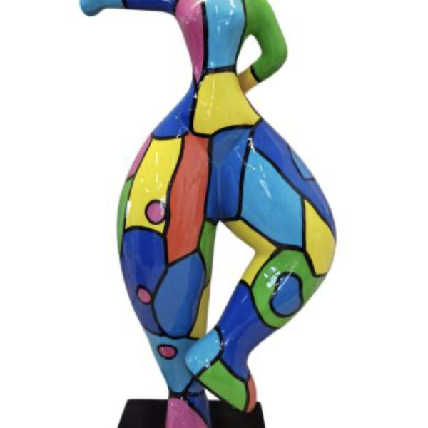 Art NANA Figur  -  132 cm -  Hochglanz Lack - Kunstbemalung