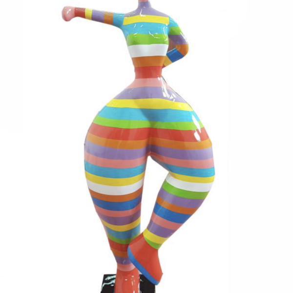Art NANA Figur  -  132 cm -  Hochglanz Lack - Kunstbemalung