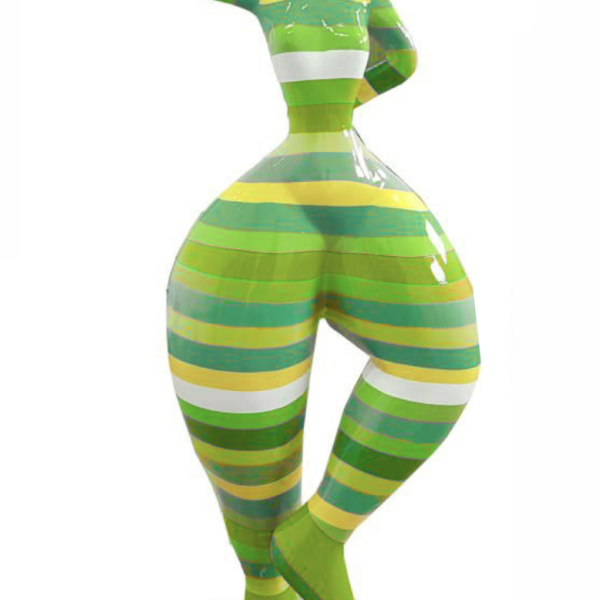 Art NANA Figur  -  132 cm -  Hochglanz Lack - Kunstbemalung