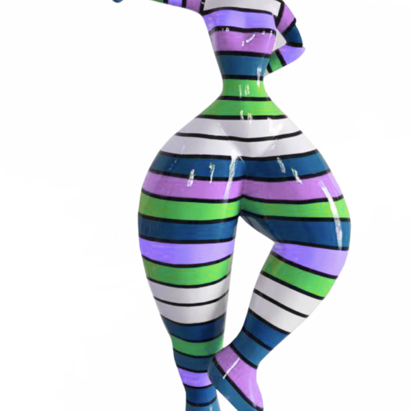 Art NANA Figur  -  132 cm -  Hochglanz Lack - Kunstbemalung