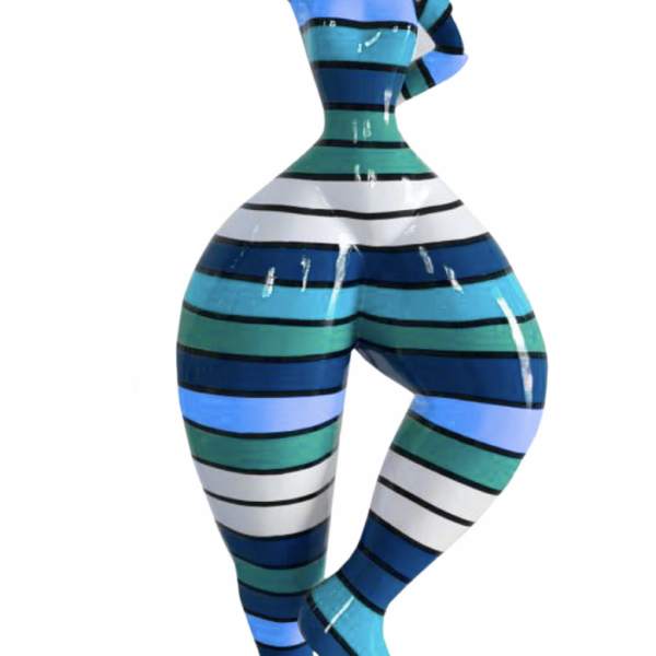 Art NANA Figur  -  132 cm -  Hochglanz Lack - Kunstbemalung