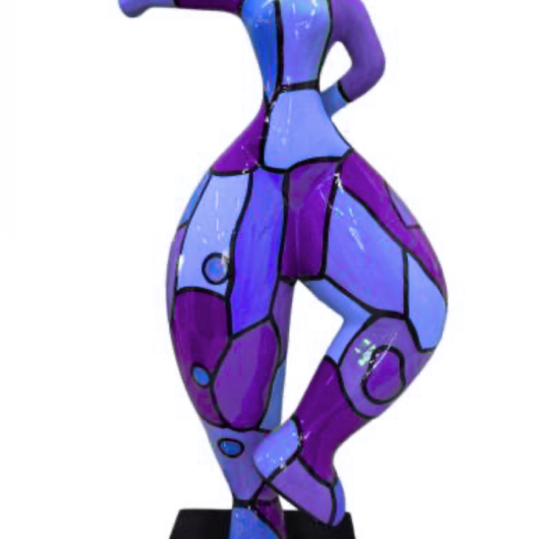 Art NANA Figur  -  132 cm -  Hochglanz Lack - Kunstbemalung