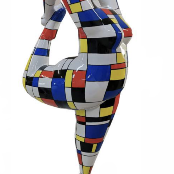 Art NANA Figur  - XXL  200 cm -  Hochglanz Lack - Kunstbemalung