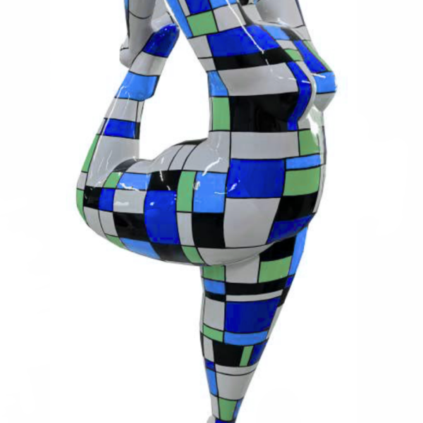 Art NANA Figur  - XXL  200 cm -  Hochglanz Lack - Kunstbemalung