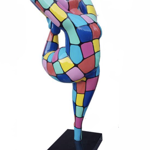 Art NANA Figur  - XXL  200 cm -  Hochglanz Lack - Kunstbemalung