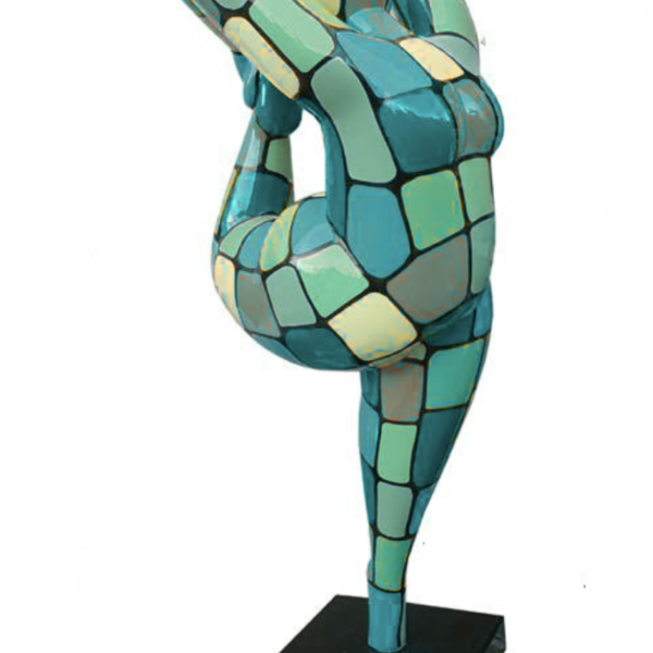 Art NANA Figur  - XXL  200 cm -  Hochglanz Lack - Kunstbemalung