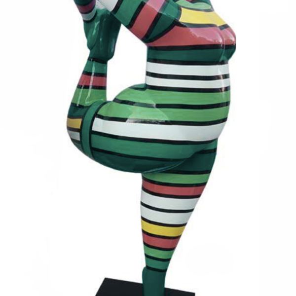 Art NANA Figur  - XXL  200 cm -  Hochglanz Lack - Kunstbemalung