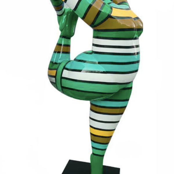 Art NANA Figur  - XXL  200 cm -  Hochglanz Lack - Kunstbemalung