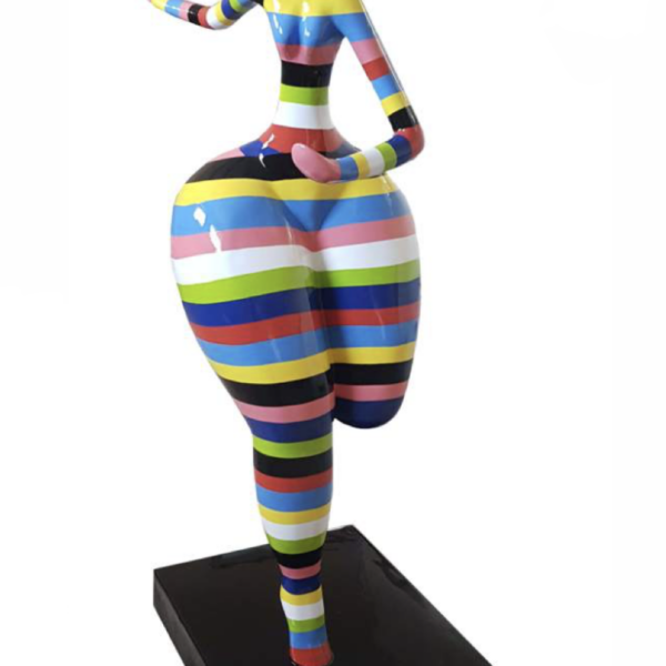 Art NANA Figur  -  130 cm -  Hochglanz Lack - Kunstbemalung